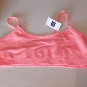 NWT Gap Kids G Basic Bra in Peach
